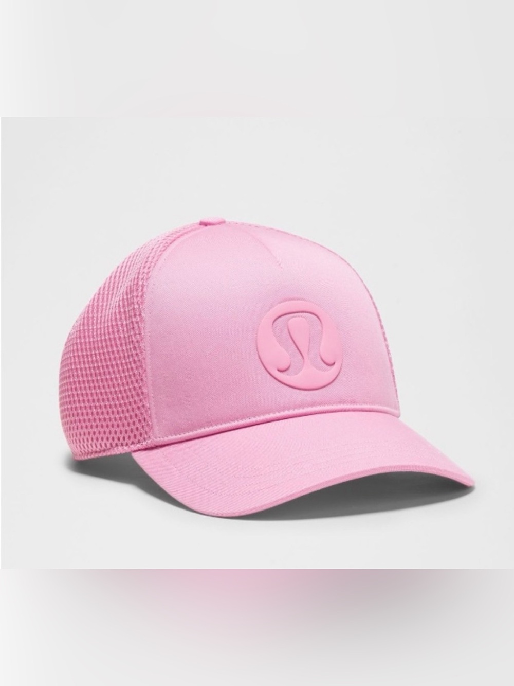 New Lululemon Trucker Hat with Logo - Pink Frosting - Adjustable - Size S/M